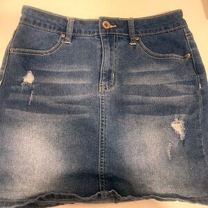 Denim Blue Skirt